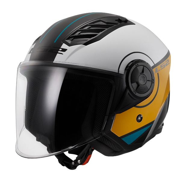 Ls2 Airflow 2 Cover Siyah-Beyaz-Kahve resmi