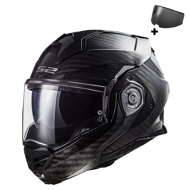 Ls2 Advant X Karbon Siyah resmi