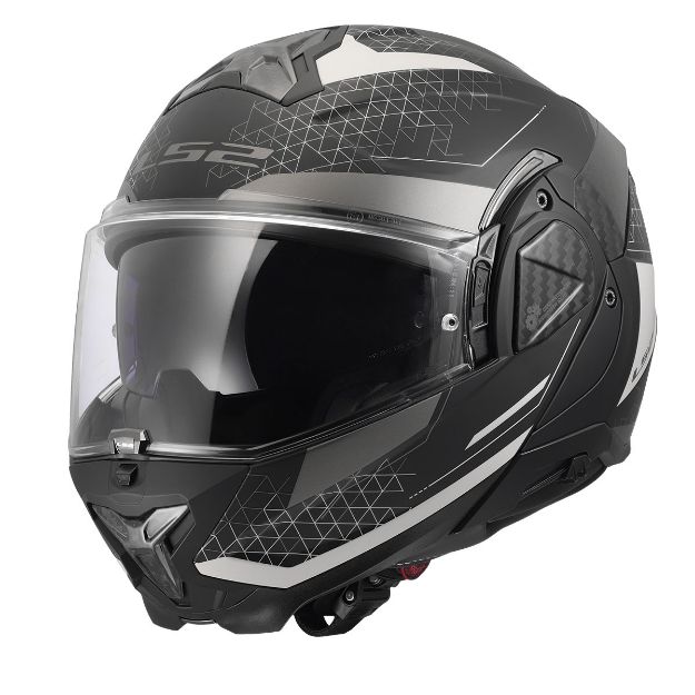 Ls2 Advant 2 Astral Mat Gri-Siyah resmi