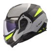 Ls2 Advant 2 Triple Mat Gri-Siyah-Sarı resmi