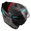 Ls2 Advant 2 Triple Gri-Kırmızı-Siyah-Turkuaz resmi