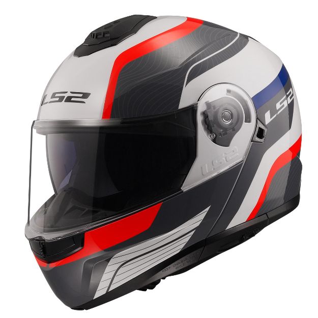 Ls2 Strobe 2 Monza Siyah-Beyaz-Kırmızı resmi